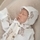 Комплект на выписку 4 предмета KinderLitto "Кружево.Муслин Плед", зайки, лето - Интернет-магазин детских товаров Зайка моя Екатеринбург