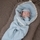 Комплект на выписку 4 предмета KinderLitto "Кружево.Муслин Плед", голубой, лето - Интернет-магазин детских товаров Зайка моя Екатеринбург