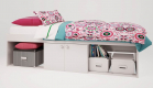 Кровать детская Polini kids Simple 3000 Н с нишами - Интернет-магазин детских товаров Зайка моя Екатеринбург