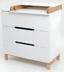 Комод Woodix Natura Plus New 83.5 см 3 ящика - Интернет-магазин детских товаров Зайка моя Екатеринбург
