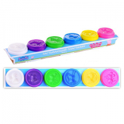 Пластилин Peppa Pig, 6 банок (30г). Арт. 28536 - Интернет-магазин детских товаров Зайка моя Екатеринбург