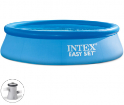 Бассейн надувной Intex Easy Set 305х76 см (в комплекте: насос с фильтром 220V), арт.28122NP - Интернет-магазин детских товаров Зайка моя Екатеринбург