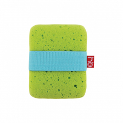 Мочалка с эластичным фиксатором на руку Sponge, Green, арт. 35004G - Интернет-магазин детских товаров Зайка моя Екатеринбург