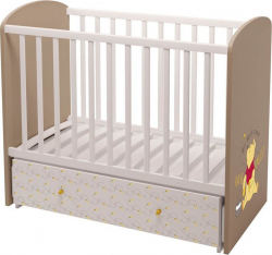 Кровать Polini Disney Baby 750 поперечный маятник,ящик - Интернет-магазин детских товаров Зайка моя Екатеринбург