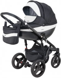 Коляска Adamex Monte Deluxe Carbon 2 в 1 (Адамекс Монте Делюкс Карбон) - Интернет-магазин детских товаров Зайка моя Екатеринбург