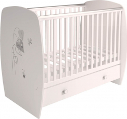 Кроватка Polini Kids French 710 ящик - Интернет-магазин детских товаров Зайка моя Екатеринбург