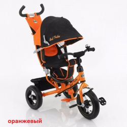 Велосипед 3-х колесный Besttrike 12"/10" надувные колеса, колясочная ручка арт. HT698 - Интернет-магазин детских товаров Зайка моя Екатеринбург