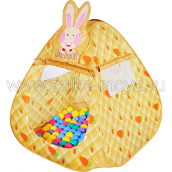 Игровая палатка Кролик + 100 шаров Ching Ching. Арт. CBH-12 - Интернет-магазин детских товаров Зайка моя Екатеринбург