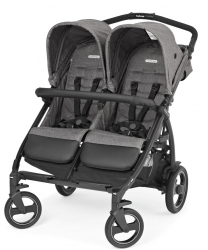 Прогулочная коляска для двойни Peg Perego Book for Two (Пег Перего Бук Фо Ту) - Интернет-магазин детских товаров Зайка моя Екатеринбург