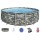 Бассейн каркасный Bestway Power Steel 549 x 132 см (фильтр-насос, тент, лестница), арт. 56886 - Интернет-магазин детских товаров Зайка моя Екатеринбург