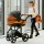 Коляска Agio Kinderwagen 2 в 1 (Аджио Киндерваген) - Интернет-магазин детских товаров Зайка моя Екатеринбург